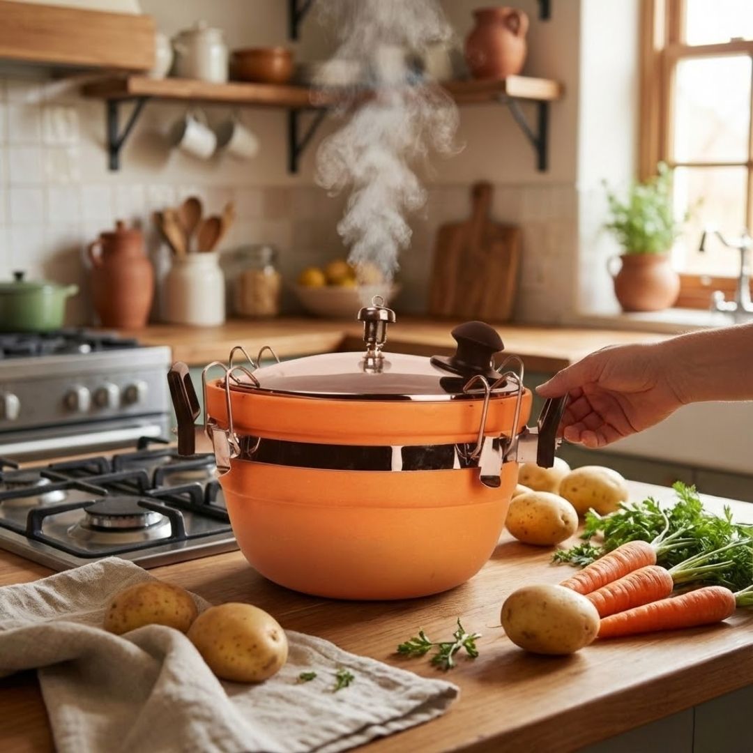Handmade Clay Cooker for Eco-Friendly Cooking - 008